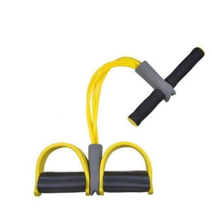 Planet Gates Yellow 2 Unisex Tension Device Household Waist Sports Pedal Elastic Rope Fitness Equipment Resistance Bands Body Building