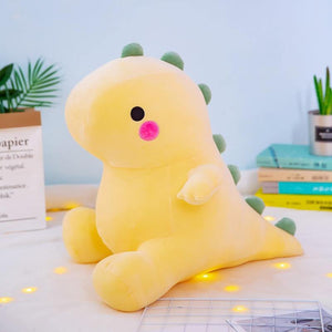 25-50cm Super Soft Lovely Dinosaur Plush Doll Cartoon Stuffed Animal Dino Toy For Kids Baby Hug Doll Sleep Pillow Home Decor