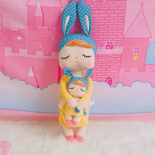 Metoo Dolls Stuffed Toys Plush Animals Angela 2 Piece Set Kids Toys for Girls Children Kawaii Baby Plush Cartoon Angela Rabbit