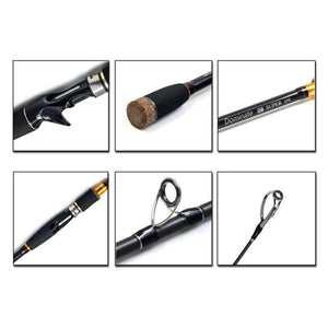 Planet Gates Gul / 3.0 m Kulfiber Fiskestang 2.1 m 2.4 m 2 m 7 m 3.0 Sektioner Rejsestang Vare Fiskestang Kastestang Pakning Rørføder