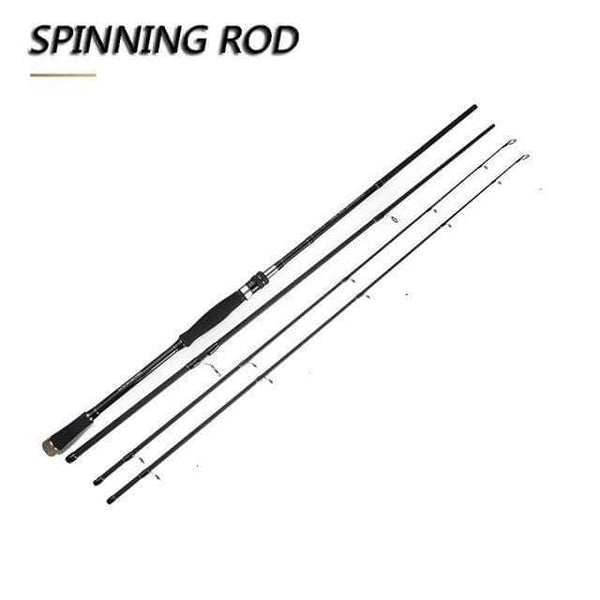 Planet Gates YELLOW / 3.0 m Carbon Fishing Rod 2.7m 3.0m M MH Power 10-45g Baitcasting Rod Sea Bass Inshore Fishing Rod 3 Sections Spinning Rod