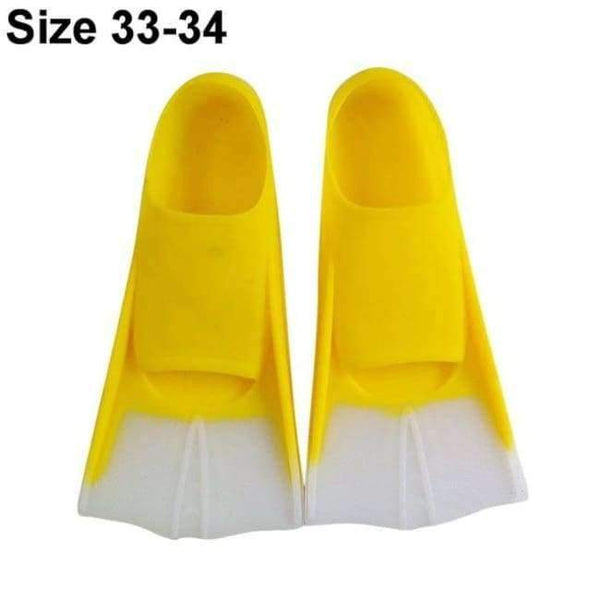 Planet Gates Yellow 33-34 Quality Swimming Fins Silicone Diving Fins Long Flippers Scuba Snorkel Swim Fins Shoes for Child Adults Swim Shoes Dropship