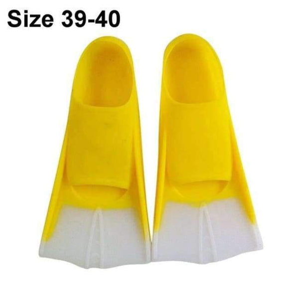 Planet Gates Yellow 39-40 Quality Swimming Fins Silicone Diving Fins Long Flippers Scuba Snorkel Swim Fins Shoes for Child Adults Swim Shoes Dropship