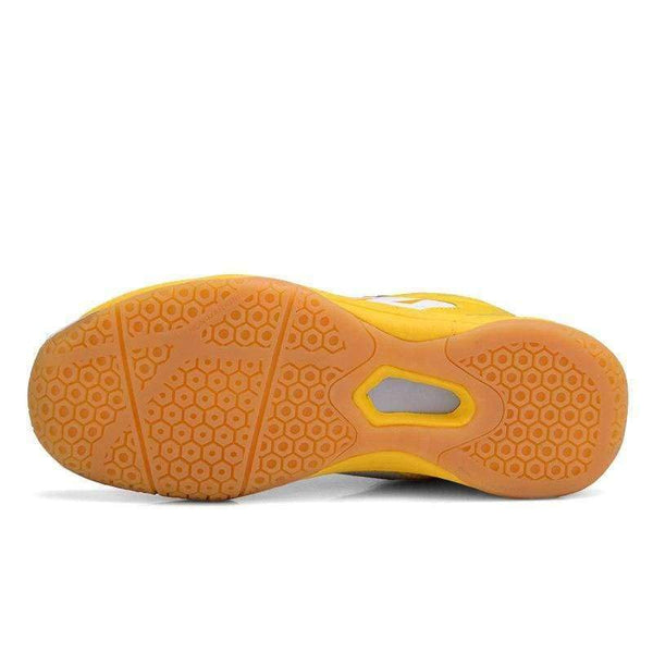 Planet Gates Yellow / 4.5 New Men and Women's Brand Badminton Shoes Unisex Athletic Gym Sports Shoes Light Weight Trainers Table Tennis Sneakers