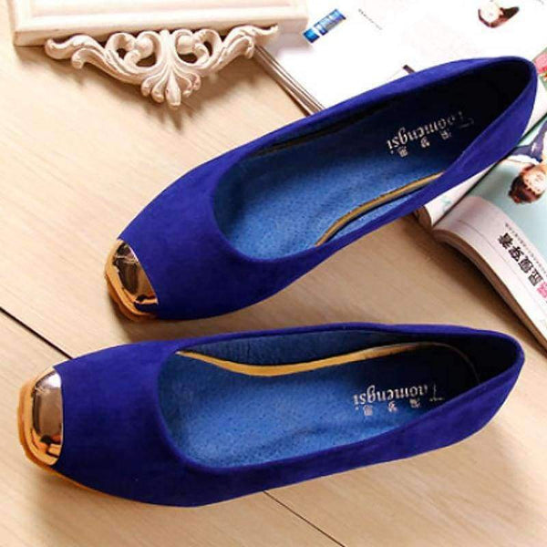Planet Gates Yellow / 4.5 Square toe metal decoration designer women flats shoes casual style leather ballet flats 2018 new arrival summer basic