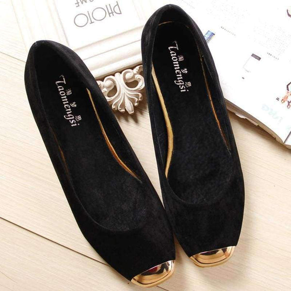 Planet Gates Yellow / 4.5 Square toe metal decoration designer women flats shoes casual style leather ballet flats 2018 new arrival summer basic