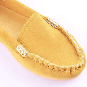 Planet Gates Yellow / 4.5 women flats shoes female casual flat loafers shoes slips leather black flat women's Spring Autumn Soft Round Toe Shoes PA642712