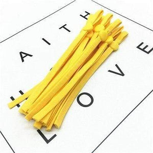 Planet Gates yellow / 5mm / 20pcs 100Pcs Mask Sewing Elastic Band Cord With Adjustable Buckle Stretchy Mask Earloop Lanyard Earmuff Rope DIY Making Supplies