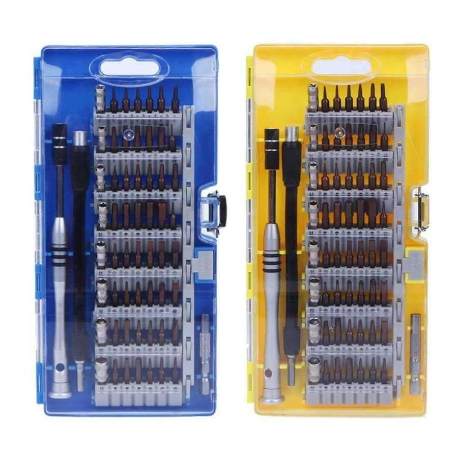 Planet Gates Yellow 60 in 1 Precision Torx Screwdriver Set Professional Electronic Mini Screwdriver Bits Computer Phone PC Repair Opening Tool Set