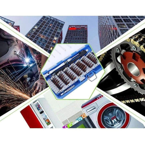 Planet Gates Yellow 60 in 1 Precision Torx Screwdriver Set Professional Electronic Mini Screwdriver Bits Computer Phone PC Repair Opening Tool Set