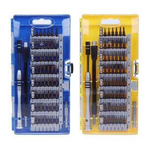 Planet Gates Yellow 60 in 1 Precision Torx Screwdriver Set Professional Electronic Mini Screwdriver Bits Computer Phone PC Repair Opening Tool Set