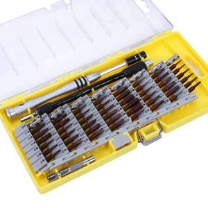 Planet Gates Yellow 60 in 1 Precision Torx Screwdriver Set Professional Electronic Mini Screwdriver Bits Computer Phone PC Repair Opening Tool Set