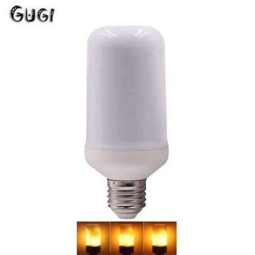 GUGI E27 E22 Flame Effect LED Light Blub 7W Fire Led Lamp Atmosphere Creation Decorative Flicker Lamp Lights Emulation LED Bulb