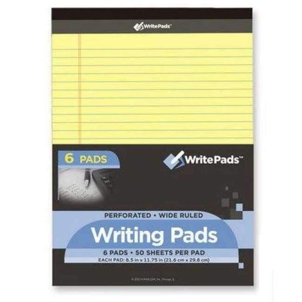 Planet Gates Yellow / A4 Yellow legal writing pad 6PCS A4 Memo Pad USA style 50 sheets/PCS Notebook paper Office School Supplies Notepad