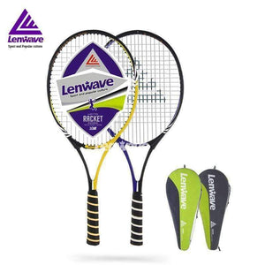 Planet Gates Yellow Aluminum Carbon Fiber Tennis Rackets Lenwave Brand Sports Training Equipment Free Shipping