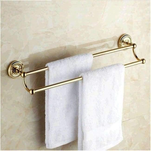 Planet Gates Yellow Antique Gold Brass Carved Bath Decoration Polished Bathroom Accessories Mounting Bath Hardware Set Bathroom Products