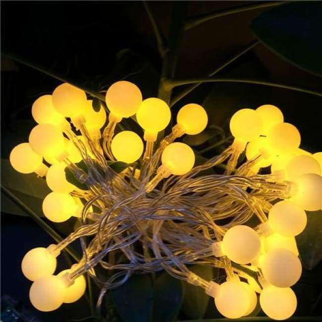 Planet Gates YIYANG 10M 100leds LED Rope 110V 220V Multicolor Ball String Lights Party and Events Wedding Christmas Garlands Holiday Lights