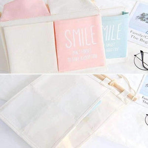 Planet Gates Yellow Bag Canvas Pocket Hanging Organizers Wall Door Closet Decor Storage Bags Clothes Hanger Home Bathroom Wardrobe Organization Items