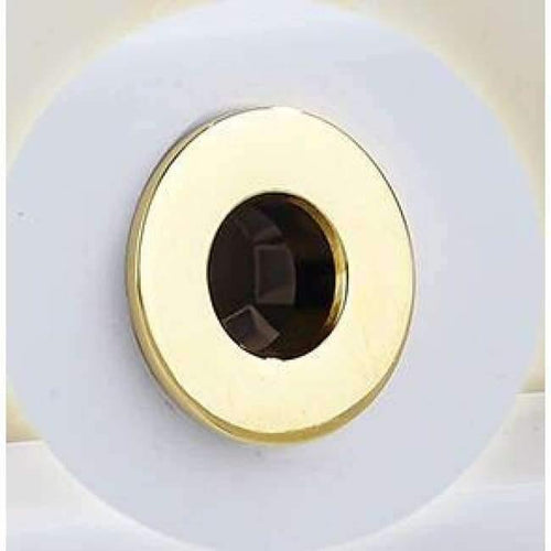 Planet Gates Yellow Bathroom Basin Sink Overflow Cover Brass Decoration cover for Basin Bathroom Product Replacement ELF19