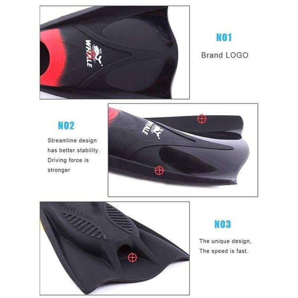Swimming Fins Snorkeling Diving Swim Fins Adult Snorkeling Swimming Fins Trek For Professional Diver Frog Shoes Silicone
