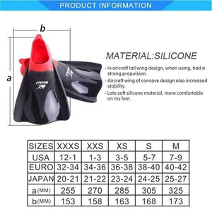 Planet Gates yellow black / XXS Swimming Fins Snorkeling Diving Swim Fins Adult Snorkeling Swimming Fins Trek for Professional Diver Frog Shoes Silicone