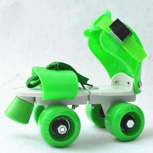 Planet Gates Yellow Children Roller Skates Double Row 4 Wheel Skating Shoes Adjustable Size Sliding Slalom Inline Skates Kids Boys Girls