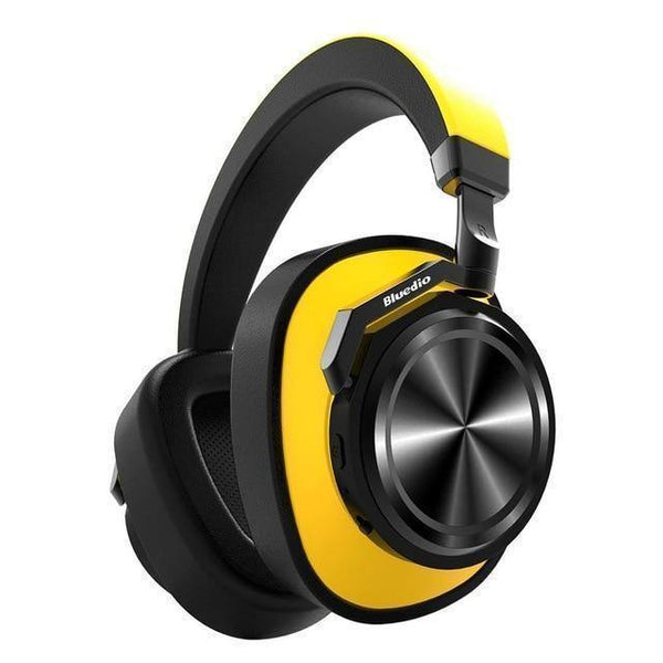 Planet Gates Yellow / China Bluedio T6 Active Noise Cancelling Headphones Wireless Bluetooth Headset with microphone for phones and music