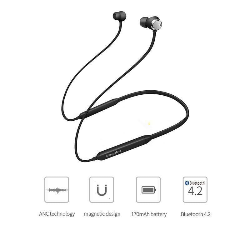 Planet Gates yellow / China Bluedio TN bluetooth earphone with Active Noise Cancelling function wireless headset for phones