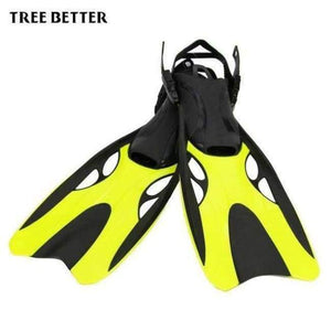 Planet Gates Yellow / China / L/XL Adult Adjustable Swimming Frog Shoes Silicone Professional Dive Team Open Diving Snorkeling Long diving Flippers
