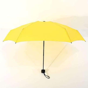 Planet Gates Yellow / China Pocket Umbrella Women UV Small Umbrellas 180g Rain Women Waterproof Men Sun Parasol Convenient Girls Travel Parapluie Kid