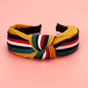 Classic Women Elegant Striped Plaid Headband Hairbands For Girl Hair Hoop Rack Turban Hair Accessories