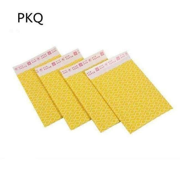 Planet Gates Yellow color / 15x20cm with 4 cm 100pcs/lot Pink Kraft Paper Bubble Envelopes Bags Mailers Padded Shipping Envelope With Bubble Mailing Bag Business Supplies 5.8