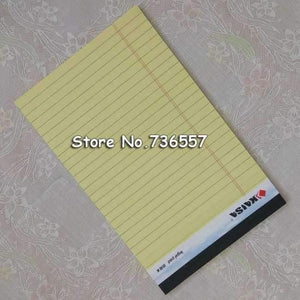 Planet Gates Yellow Color / A4 1PAD(PCS) Memo Pad USA style Legal pad 50 sheets A5 A4 Notebook paper Office School Supplies Notebooks Writing Pad