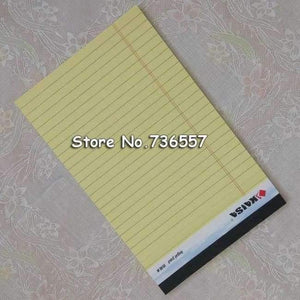 Planet Gates Yellow Color Writing pad 6PCS A4 Memo Pad USA style 50 sheets/PCS Notebook paper Office School Supplies Notepad