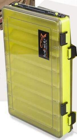 Planet Gates YELLOW Fishing Lure Box Double Sided Tackle Box Fishing Lure Egi Squid Jig Pesca Accessories Box Minnows Bait Fishing Tackle Container