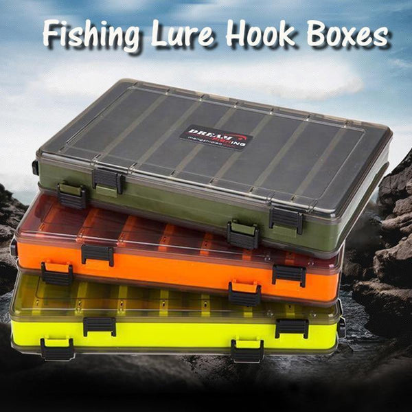 Planet Gates YELLOW Fishing Lure Box Double Sided Tackle Box Fishing Lure Egi Squid Jig Pesca Accessories Box Minnows Bait Fishing Tackle Container