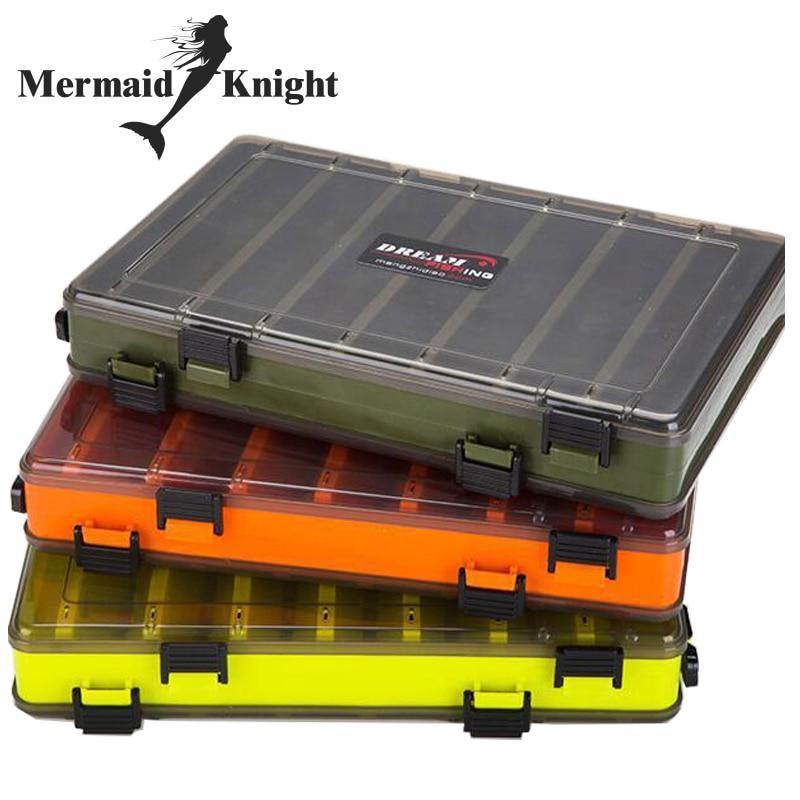 Planet Gates YELLOW Fishing Lure Box Double Sided Tackle Box Fishing Lure Egi Squid Jig Pesca Accessories Box Minnows Bait Fishing Tackle Container