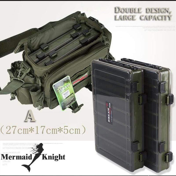 Planet Gates YELLOW Fishing Lure Box Double Sided Tackle Box Fishing Lure Egi Squid Jig Pesca Accessories Box Minnows Bait Fishing Tackle Container