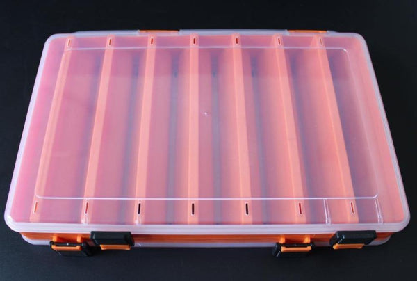 Planet Gates YELLOW Fishing Lure Box Double Sided Tackle Box Fishing Lure Egi Squid Jig Pesca Accessories Box Minnows Bait Fishing Tackle Container