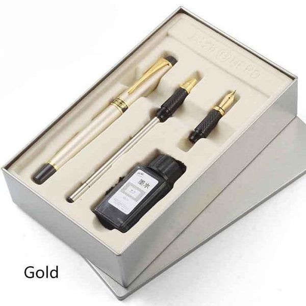 Planet Gates Yellow Fountain Pens Gift 0.5 0.8 mm Original Authentic Writing Ink High Quality Luxury Iraurita Smoothly Pens
