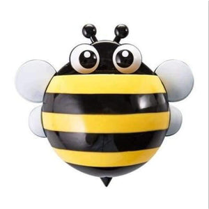 Planet Gates yellow honeybee Bathroom Products Sets Cartoon Ladybug Snails Toothbrush Toothpaste Holder Wall Sucker Suction Hook Tooth Brush Holder