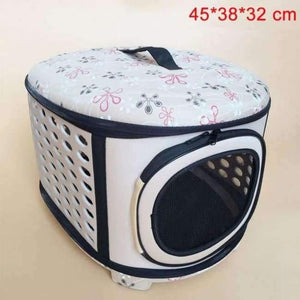 Planet Gates Yellow  L / As  Picture Portable Travel Pet Bag Outdoor Puppy Dog Cat Carrier Bags Shoulder Package Handbag Foldable EVA Material Soft Pets Dog Bag