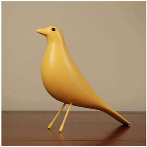 Planet Gates yellow / L Europe Resin Bird Figurine Home Furnishing Decoration Craft Wedding Christmas Gift Peace Dove Statue Home Office Mascot