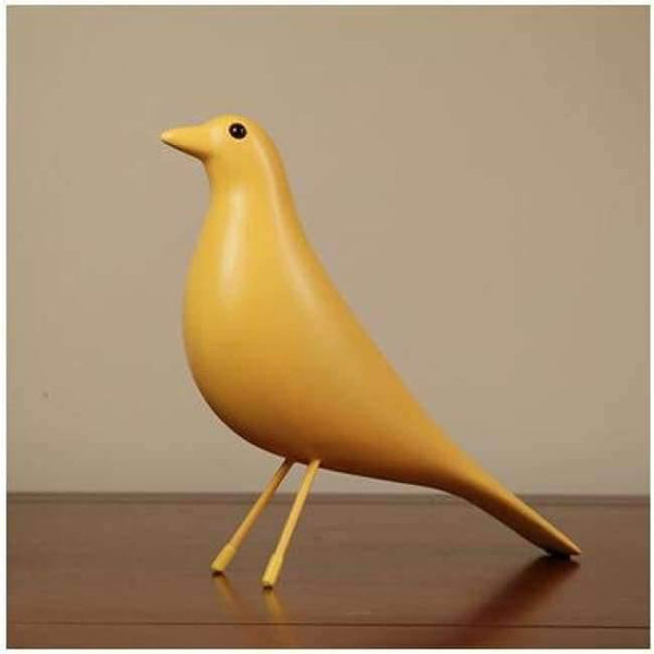 Planet Gates yellow / L Europe Resin Bird Figurine Home Furnishing Decoration Craft Wedding Christmas Gift Peace Dove Statue Home Office Mascot