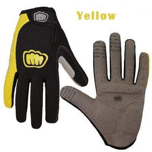Planet Gates Yellow / L Women Men Winter Cycling Gloves Full Finger Bicycle Gloves Anti Slip Gel Pad Motorcycle MTB Road Bike Gloves M-XL Summer Gloves