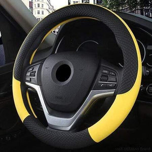 Leather Car Steering Wheel Cover Sport Anti-Slip for BMW E46 3 Series Tuning Funda Volante Auto Accessories