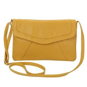 Planet Gates YELLOW Leather handbags  women wedding clutches ladies party purse famous designer crossbody shoulder messenger bags