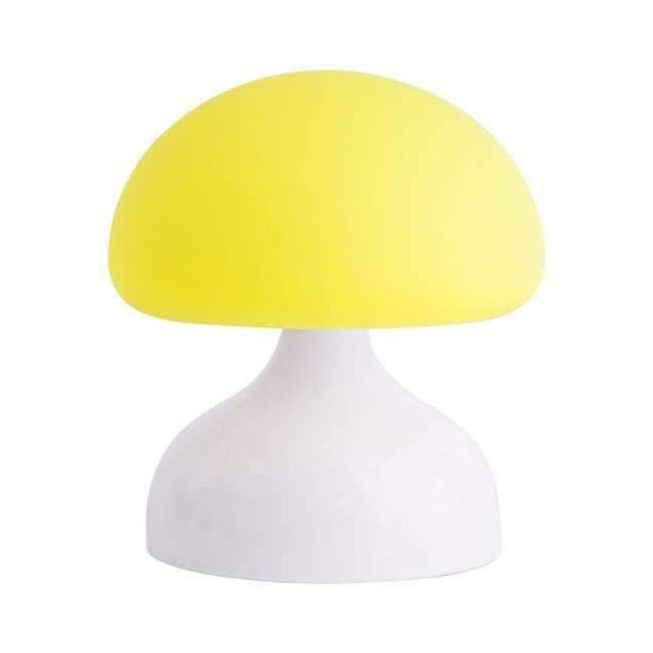 Planet Gates Yellow LED Night Light for bedroom Mushroom lamp for children Breathing Silicone Soft led night light lamp Gift nightlight LAOPAO