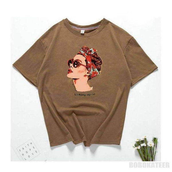 Planet Gates Yellow / M Casual Funny T shirt Women Tops Cotton Summer T-Shirt Woman Pink yellow black  2018 new  Round neck avatar printing