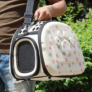 Planet Gates yellow M / M Pet Dog Cat Carrier Breathable Outdoor Shoulder Bags Travel Bag Folding Carrier Cage Collapsible Crate Tote Handbag